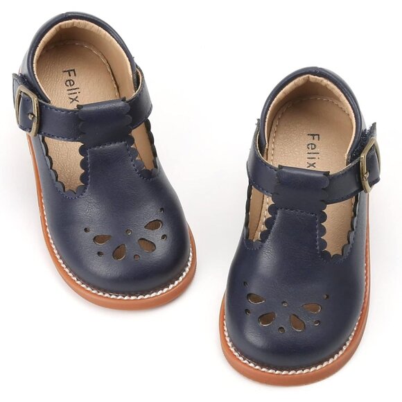Other - Toddler Little Girl Mary Jane Dress Shoes B366-navy Blue